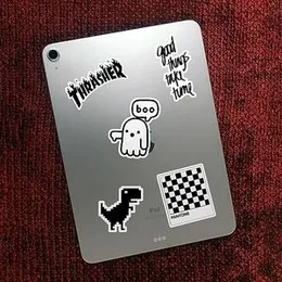 CodersParadise Pack of 60 Black & White Aesthetic Sticker for Laptop, Journal, Guitar, Mobile Phone, Guitar, Waterbottle - Waterproof Residue Free