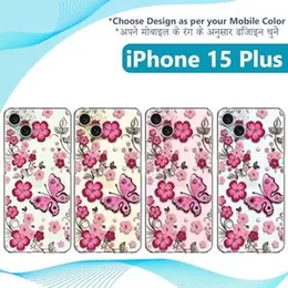 Fashionury Back Cover Case Designer Flexible Soft Back Case Cover for Apple iPhone 15 Plus -D0407 (FROM INDIA FAAZ)