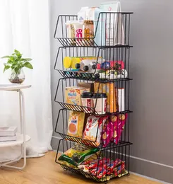 5 Tier Basket Storage Rack – Multi-Purpose Kitchen & Home Organizer