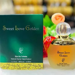 Sweet Love Golden Perfume - 50ml Golden Perfume - Best For Gift / Best Smell Perfume Fragrances / Eau de Toilette