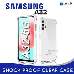 Luxury Shockproof Transparent ThickBallon Bumper Case For Samsung Galaxy A32 Crystal Transparent Premium Quality Shockproof Protective Phone Shell Sam