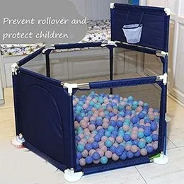 Baby Home Child Safety Fence, Playpens Foldable Baby Playard Palypen Home Child Safety Fence Playground Children Play Fence Washable 6-Panel and Crawl