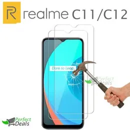 Realme C11 C12 Anti Scratch 0.3mm Transparent Screen Protection Glass Full Cover 9H MTB tempered Glass for Realme C11 and Realme C12