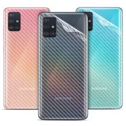 Carbon Fibre back sticker For Samsung A71