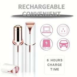 portable electric painless lipstick shaped hair remover for women hair trimmer razor shaver tool facial hair removal home razer