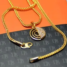 1.9mm fox singapore chain with pendant for womens Long Chain