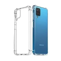 Samsung series Back Cover Transparent Shock Proof Case Clear Reinforced Corners Bumper TPU Back Cover For Samsung Galaxy M12 / A 12 Case Samsung serie