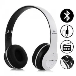 P47 Wireless Bluetooth Portable Sports Headphones with Microphone, Stereo Fm,Memory Card Support