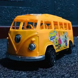 Bus Truck Toy For Kids & Children Birthday Gift Yellow Bus Push and Go Super City Bus Vehicle Toy For Children