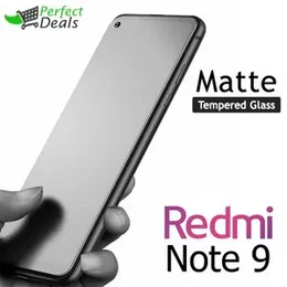 Redmi Note 9 Stylish Full Cover Matte Texture MTB tempered Glass Protector Frosted Glass for Xiaomi Mi Redmi Note 9
