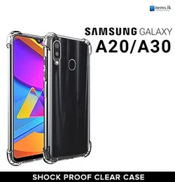 Luxury Shockproof Transparent ThickBallon Bumper Case For Samsung Galaxy A20 A30 Crystal Transparent Premium Quality Shockproof Protective Phone Shell