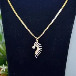 Gold Plated 2.8mm Bismark Chain With Peacock Pendant With Stone For Women.
