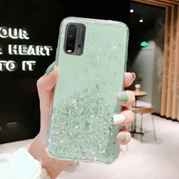 Gradient Sequins Luxury Back Cover – For Xiaomi Redmi 9T | Stylish & Protective | Ladies' Edition