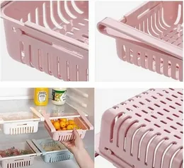 High Standard Stretchable Fridge Storage Rack Organizer Drawer Storage Basket