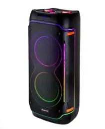 Richsonic Party Speaker RSPS-889 with Bluetooth, Dual Wireless Microphones & LED Lights