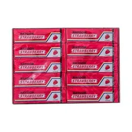 Batook Strawberry Chewing Gum 12.5g (20pack)