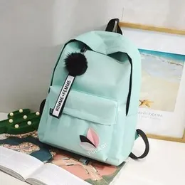 Printed Leaves Backpack