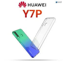 ThickBallon Clear Transparent Silicone Case back cover For Huawei Y7P