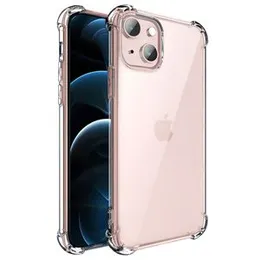 iPhone 13 Transparent Shockproof Clear Bumper ThickBallon Case - Clear TPU Bumper Case For iPhone 13 Back Cover Premium Quality Anti Shock Airbag Phon
