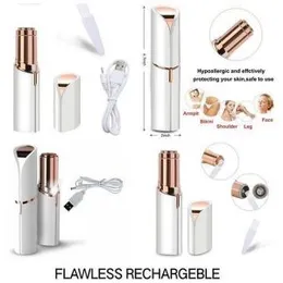 FLAWZLSS Rechargeable Facial Hair Remover – 18K Gold Plated