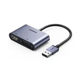 Ugreen 20518 USB 3.0 To HDMI + VGA Converter