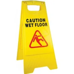 Caution Wet Floor Safety Sign with Stand – Durable Floor Warning Sign