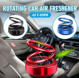 Solar Car Air Freshener Car Aromatherapy 360 Degree Rotation Perfume Fragrance Auto Flavoring Car Interior Decor Accessories