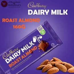 Cadbury Dairy Milk Chocolate 160g Roast Almond