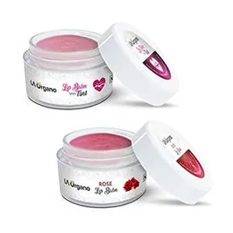 LA Organo Tint & Rose Lip Balm For Dry, Chapped Lips With Intense Moisturizing (10 g, Pack of 2)(FROM INDIA)SAB