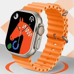 Wiwu SW01 Ultra Smart Watch Orange – HD 2.2” IPS Display, Bluetooth Calling, Fitness Tracker, Waterproof