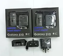 OG 3 Pin Galaxy Fast Charger 9v/1.67a charge adapter With usb Type C Cable For Galaxy s8 s9 s10 plus note 10 9 8 A20 a30s a40 a50 a51 a70 a71.