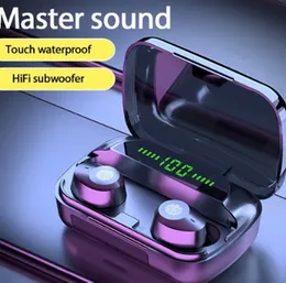 TWS M5 V5.3 Wireless Earbuds – Bluetooth Earbuds with LED Digital Display & Power Bank