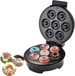 Sokany SK-327 1200W Donut Maker, Makes 7 Doughnuts, Non-stick Surface, Easy to Clean, Mini Donut Maker Machine for Snacks, Desserts & More