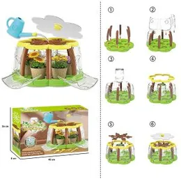 Children Toy Educational Gardening Plant Growing Set with Fish Tank (0682)