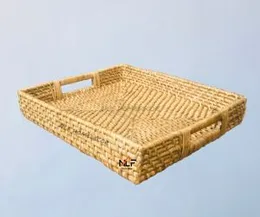 Rattan tray, serving tray, coffee tray