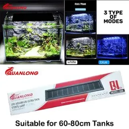 Quanlong QL-60B For 60-80cm Tanks 15W Aquarium Fish Tank LED Ultra Thin Stents Lamp Panel Light LED Lamp Box