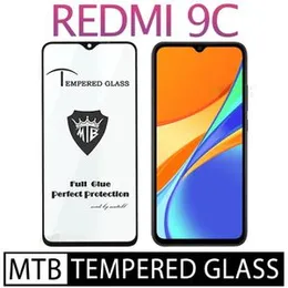 Redmi 9C Branded MTB High Quality Screen Protector Full Glue 9D MTB tempered Glass for Redmi 9C