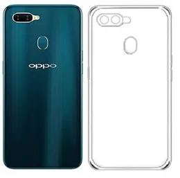 Luxury Shockproof Thickballoon Transparent Back Cover for Oppo A7