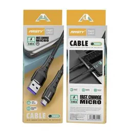 Ansty S-033-A – Micro USB Fast Charging & Data Cable (5A Max, 1000mm)