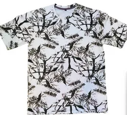 Printed Leaf Design Baggy Pop Corn T Shirt for Men