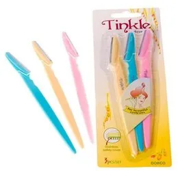 Portable Tinkle Eyebrow Razors - 3..