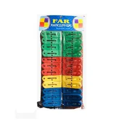 Plastic Cloth Clips Plastic Clips Pegs Pins 24pcs