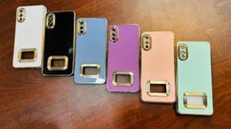 Samsung Galaxy A03 Gold Line Design High Quality Silicone Back cover Case