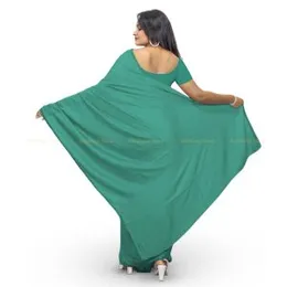 Cerulean Green Vichithra Satin Plain