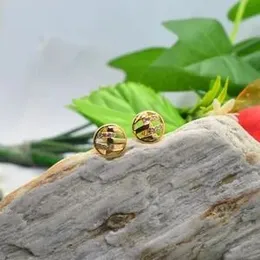 Gold Plated Circle Shape Earring For Women.