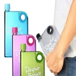 Ultra Slim Flat Stylish Note Book Water Bottle Notebook Water Bottle BPA FREE - Portable Leak-proof BPA FREE