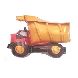 32.3" x 27.1" Foil Truck Vehicle Balloon Happy Birthday Party