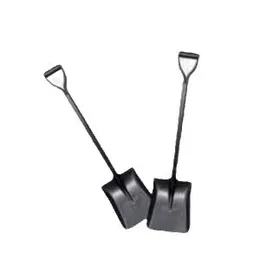 Heavy Duty Steel Shovel for Digging Small Metal Short Shovel with Handle - Gardening Spade Square Point Shovel