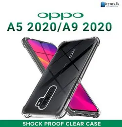 Luxury Shockproof Transparent Shockproof Bumper Case For OPPO A5 2020 A9 2020 Crystal Transparent Premium Quality Shockproof Protective Phone ShellOPP