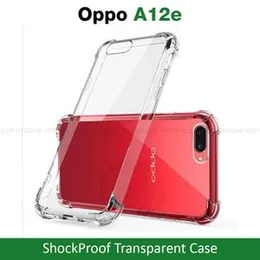 Thickballoon Shockproof Transparent Back Cover for Oppo A12